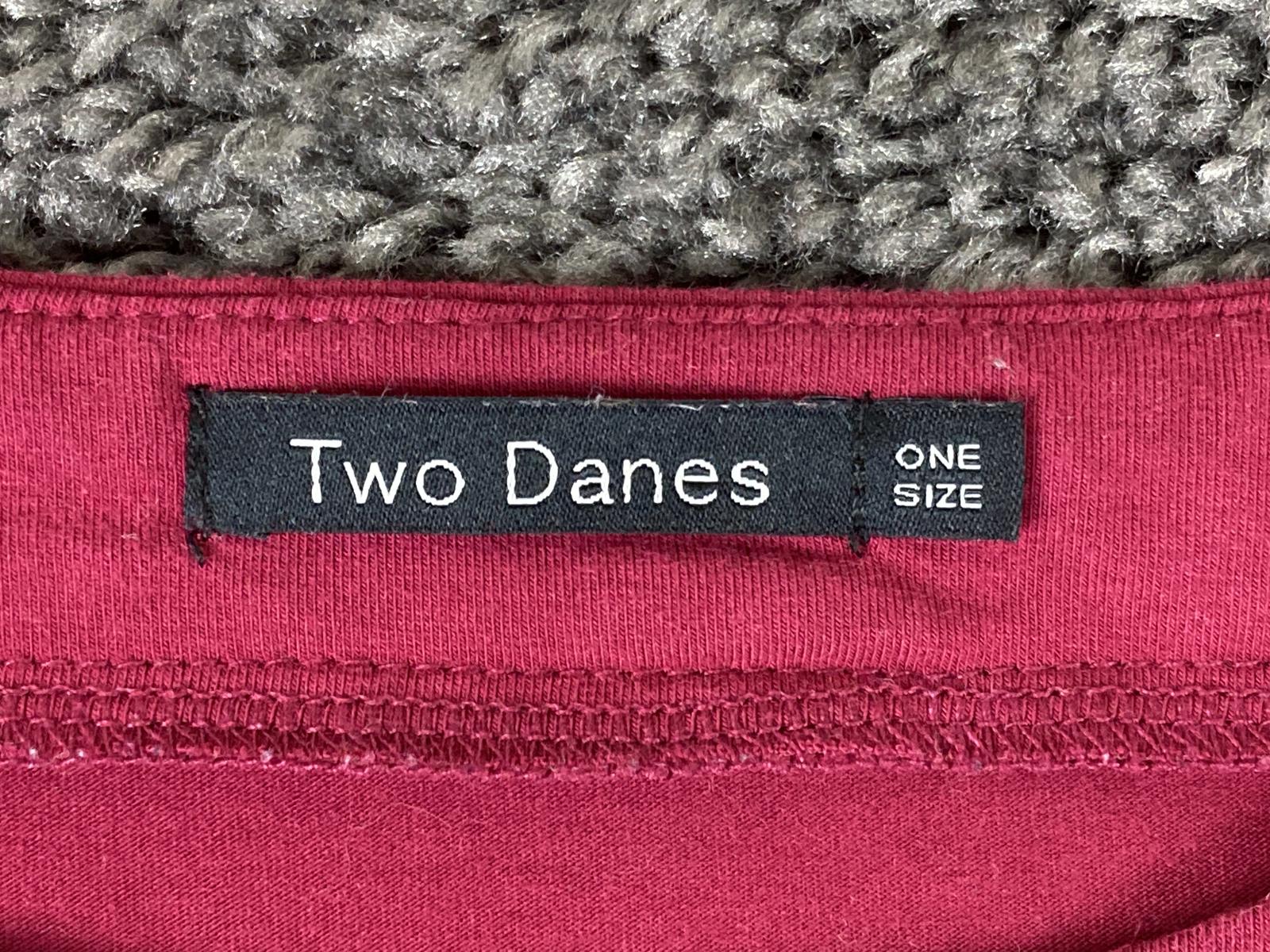 Two Danes Pink Bamboo Pocket Tunic Top Roni Rabl Lagenlook Oversized  One Size