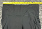 Athleta Salutation Stash 7/8 Tight Leggings Black Pockets Yoga Pants Size Large