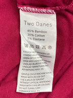 Two Danes Pink Bamboo Pocket Tunic Top Roni Rabl Lagenlook Oversized  One Size