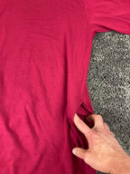 Two Danes Pink Bamboo Pocket Tunic Top Roni Rabl Lagenlook Oversized  One Size