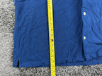 AllSaints Cudi Camp Shirt Mens Blue Short Sleeve Linen Blend Relaxed Fit Sz XL