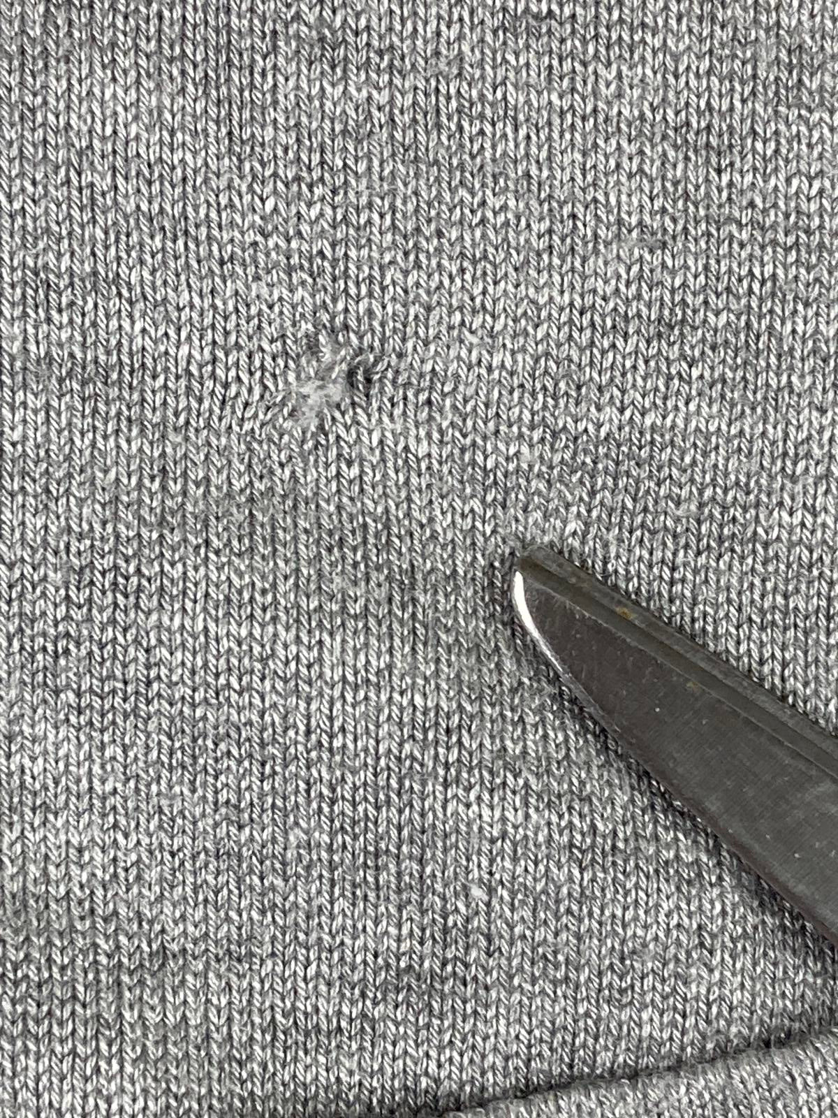 Magaschoni Gray Open Front Longline Duster Cardigan Sweater Pockets Women's Sz S