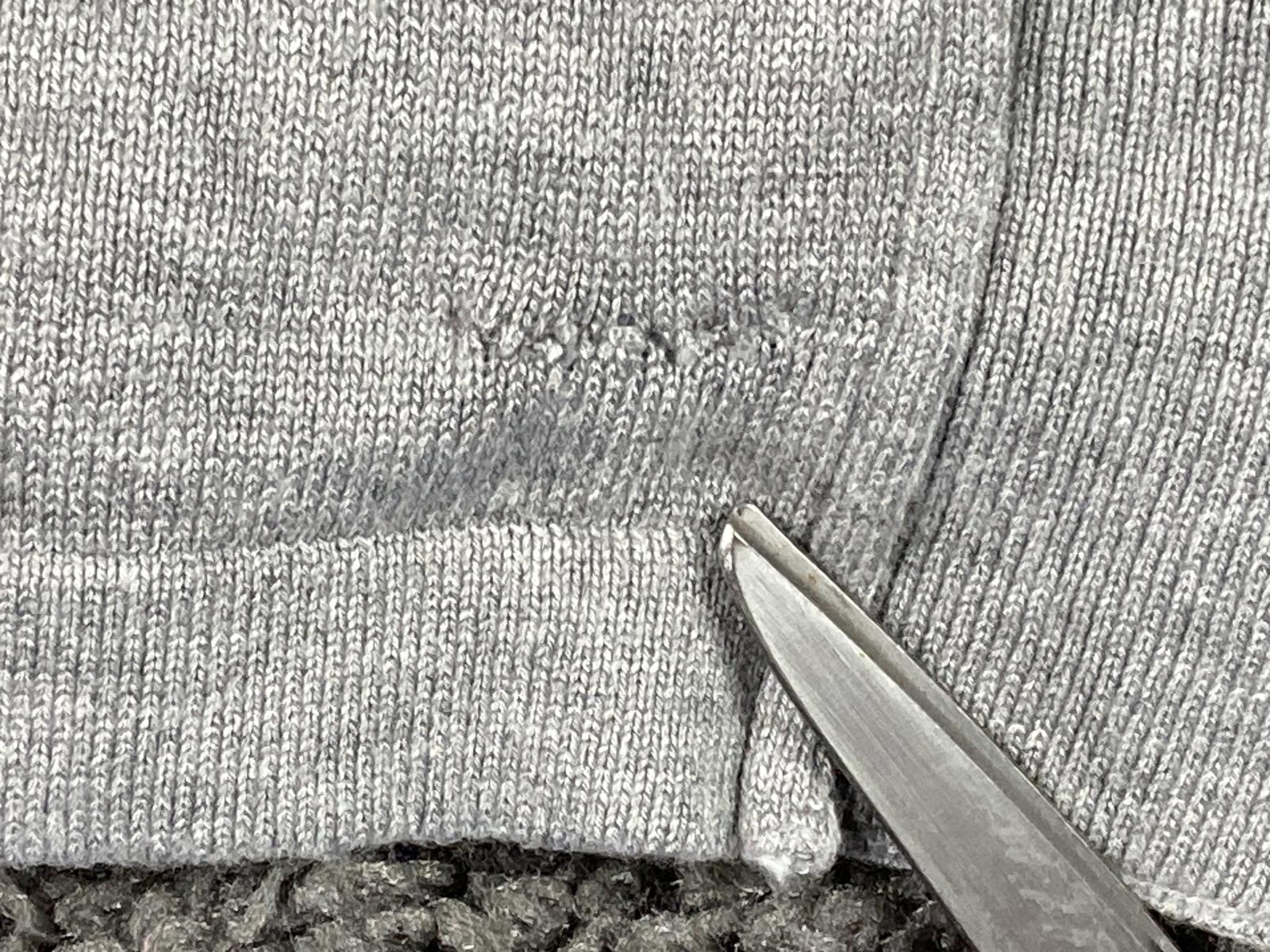 Magaschoni Gray Open Front Longline Duster Cardigan Sweater Pockets Women's Sz S