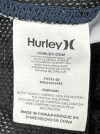 Hurley Mens Phantom Hybrid Shorts Blue Textured Quick Dry Walkshorts Sz 32