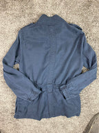 Trixxi Women’s Utility Full Zip Front Jacket- Navy Size XS