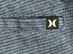 Hurley Mens Phantom Hybrid Shorts Blue Textured Quick Dry Walkshorts Sz 32