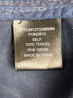 Trixxi Women’s Utility Full Zip Front Jacket- Navy Size XS