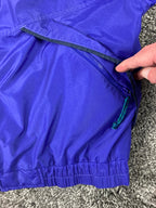 VTG 90s Columbia Sportswear Radial Sleeve Jacket Men Purple Teal Fleece Lined L