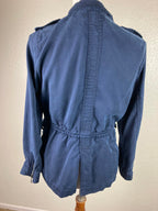 Trixxi Women’s Utility Full Zip Front Jacket- Navy Size XS