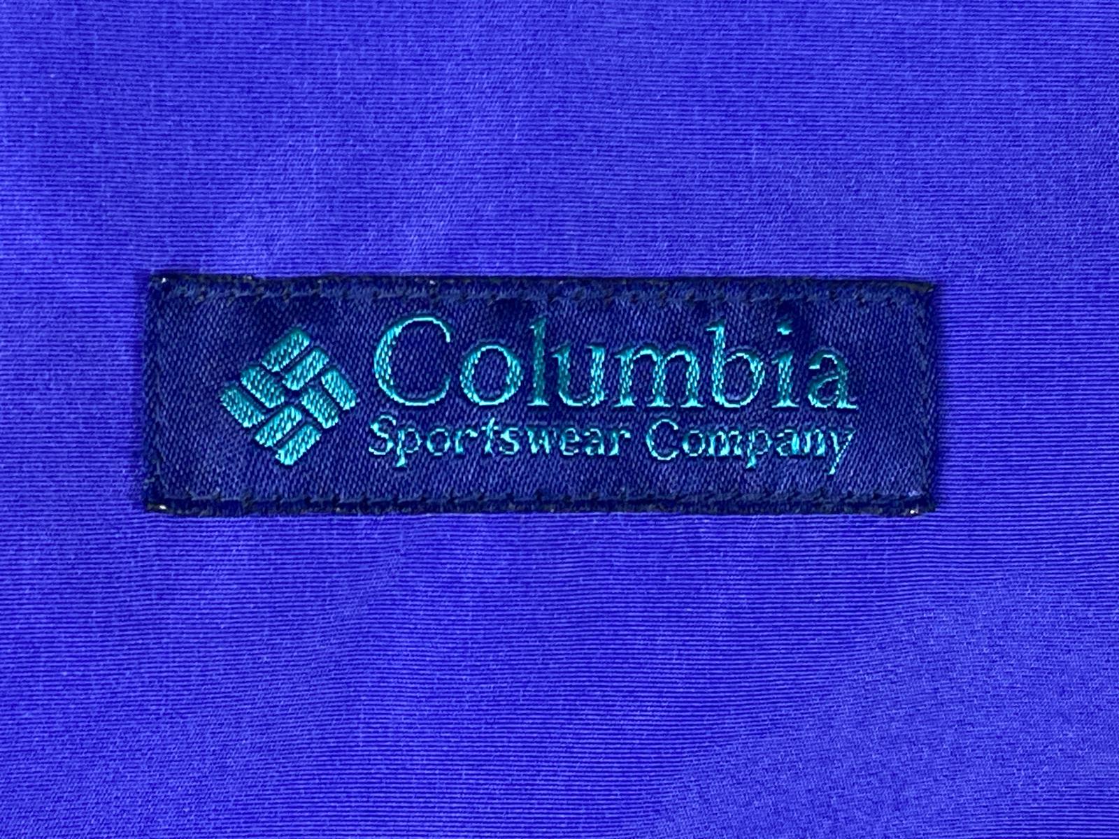 VTG 90s Columbia Sportswear Radial Sleeve Jacket Men Purple Teal Fleece Lined L
