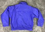 VTG 90s Columbia Sportswear Radial Sleeve Jacket Men Purple Teal Fleece Lined L