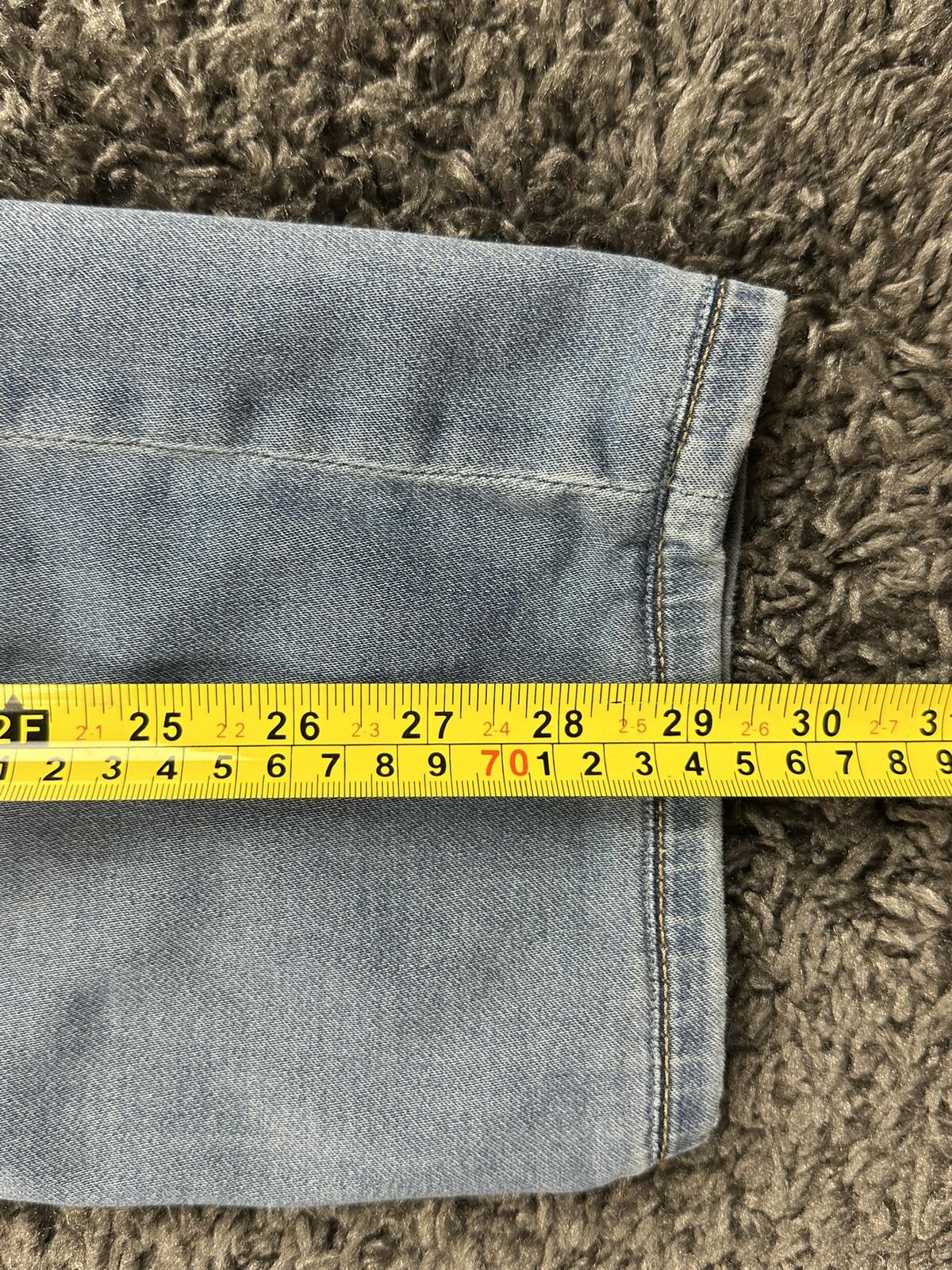 DL1961 Russell Slim Straight Jeans Mens Light Wash Stretch 32x34 (Fits 33x29)