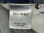 DL1961 Russell Slim Straight Jeans Mens Light Wash Stretch 32x34 (Fits 33x29)