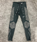 Nike Men's Running Tights Black Reflective Dri-FIT Compression Pants Sz XS
