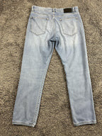 DL1961 Russell Slim Straight Jeans Mens Light Wash Stretch 32x34 (Fits 33x29)