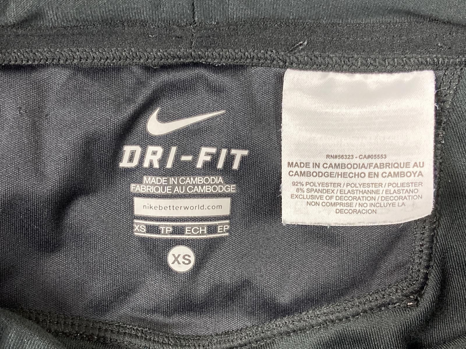 Nike Men's Running Tights Black Reflective Dri-FIT Compression Pants Sz XS