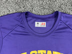 SF State Gators T-Shirt Womens Purple A4 Performance Athletic SFSU Tee Sz M