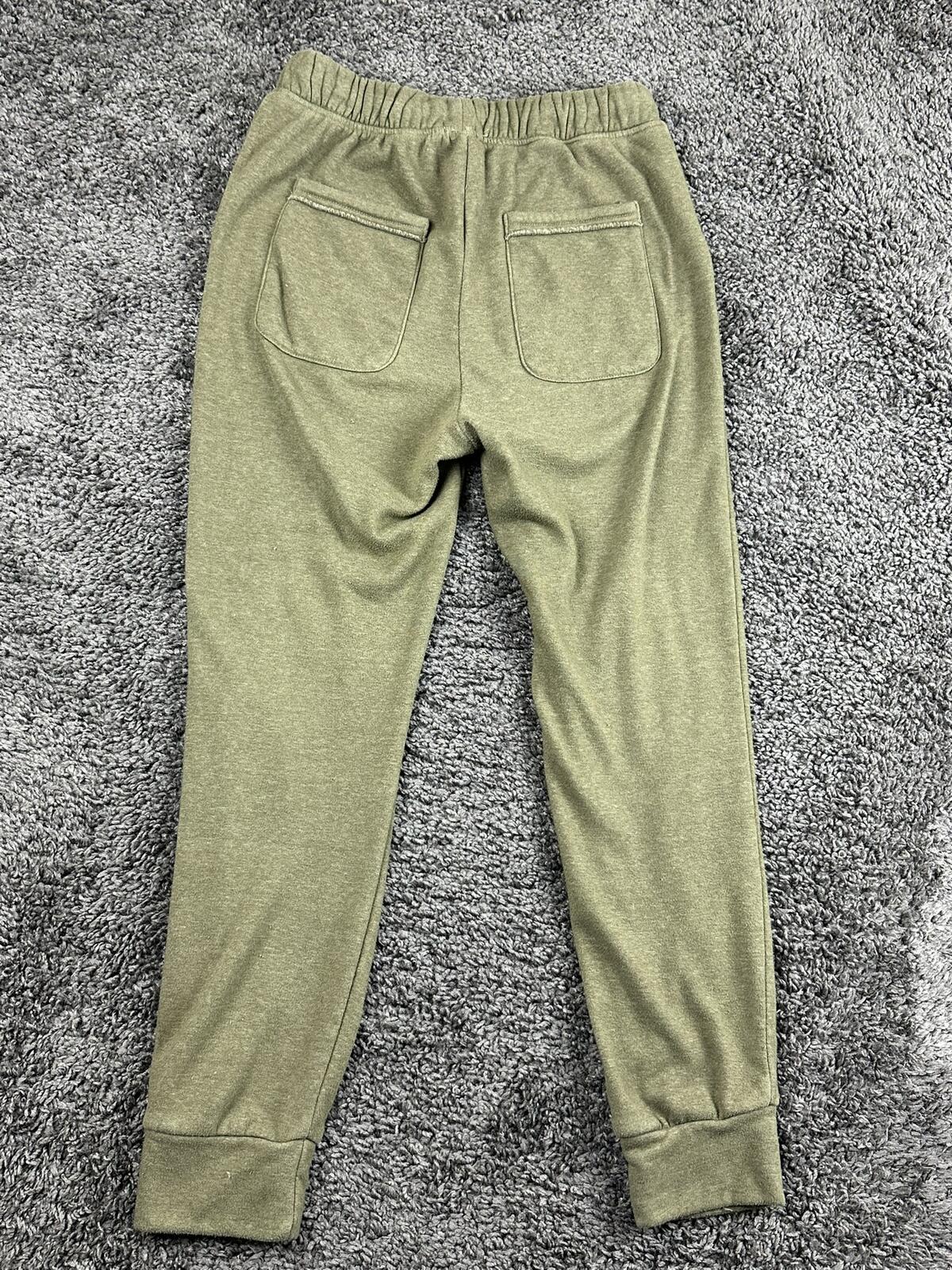 FP Movement Free People Work It Out Joggers Womens Olive Green Sweatpants Sz XS