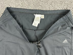 Adidas Vintage Womens Track Pants Black Yoga Flare Seam AF5001 3 Stripe  Medium