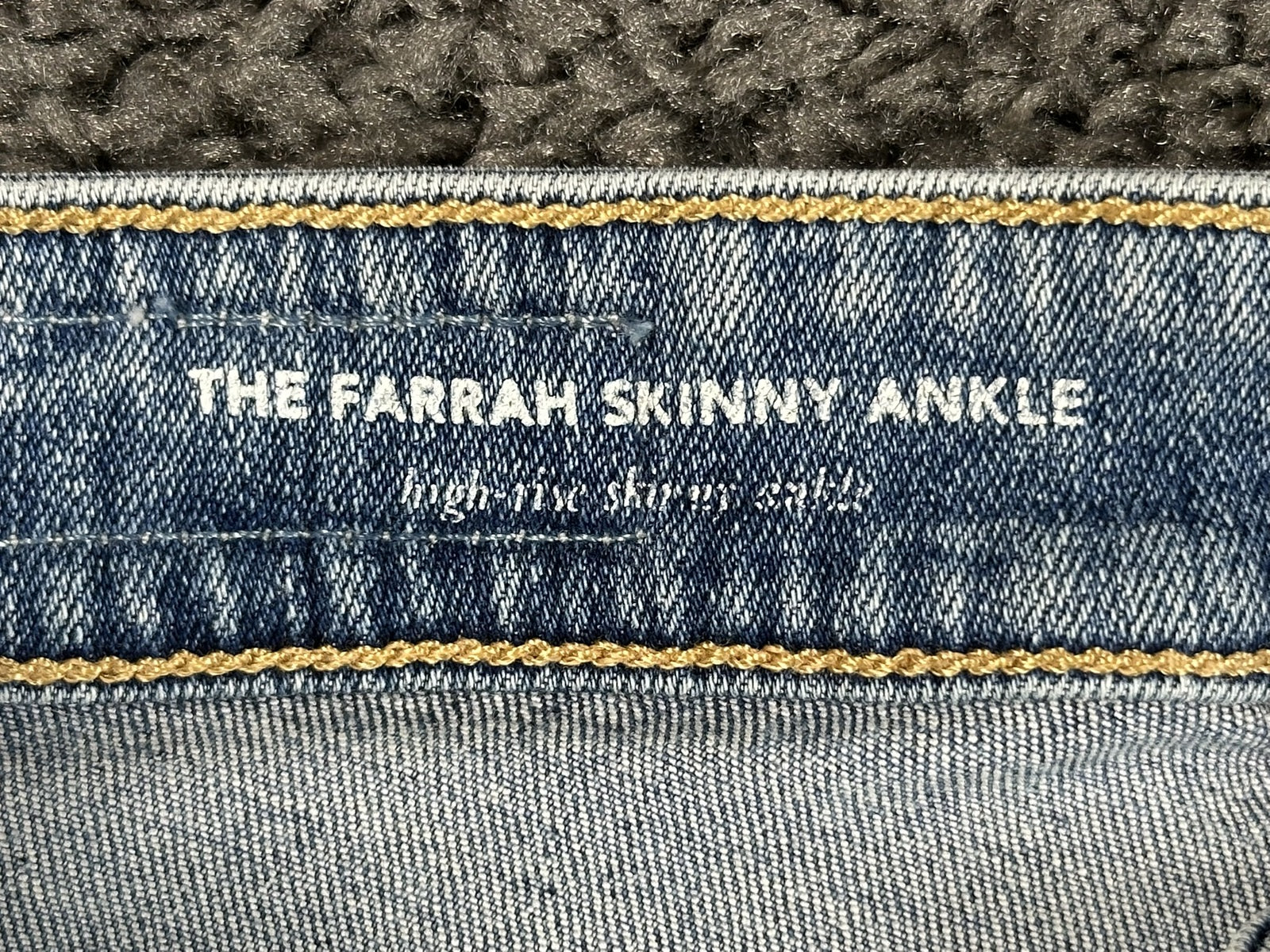 AG Adriano Goldschmied The Farrah Skinny Ankle Jeans Women Blue High Rise Sz 24R