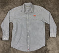 Southern Collegiate Auburn Tigers Gingham Shirt Men's Pima Cotton Blend Sz 2XL