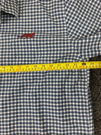 Southern Collegiate Auburn Tigers Gingham Shirt Men's Pima Cotton Blend Sz 2XL