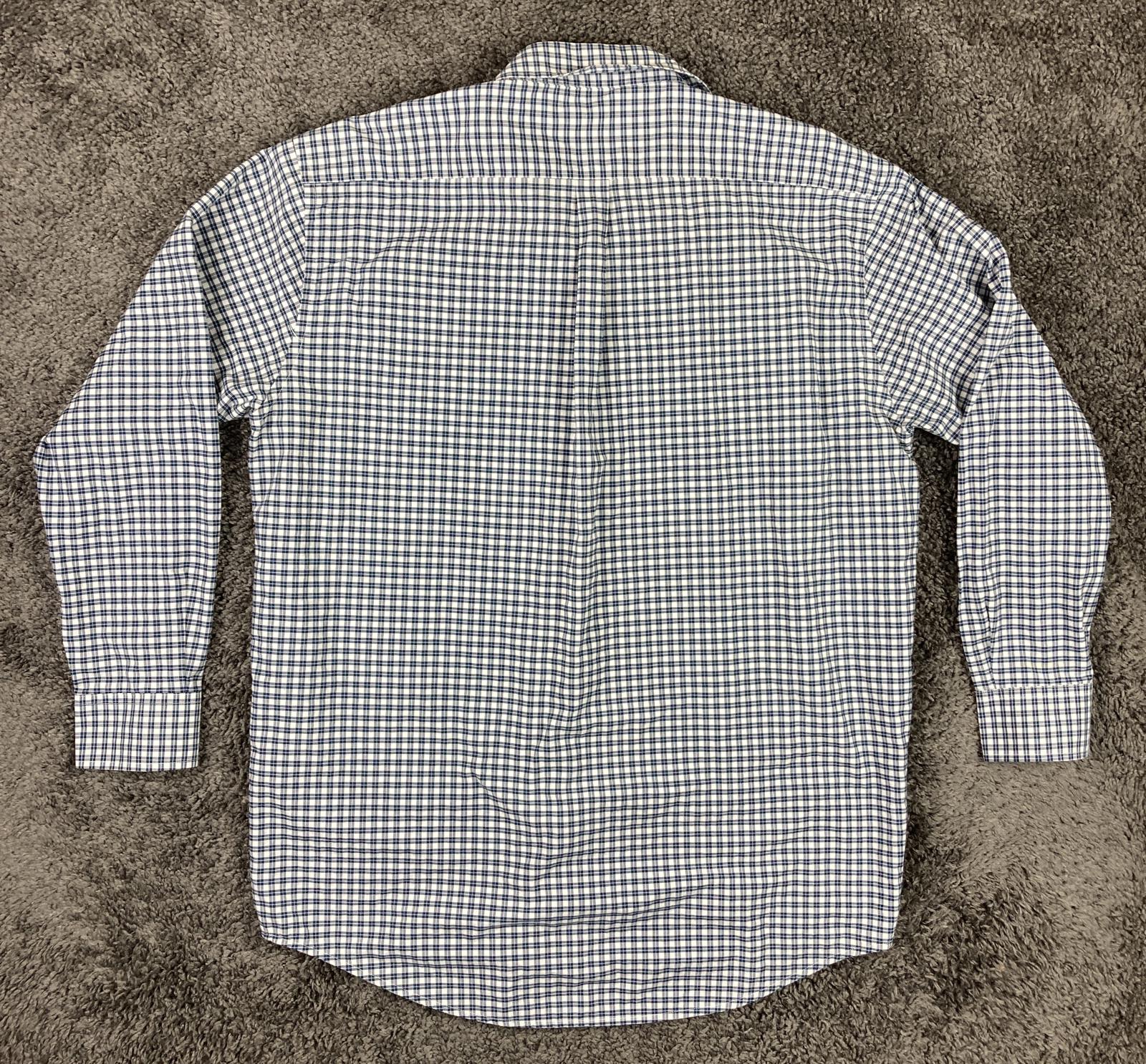 Southern Collegiate Auburn Tigers Gingham Shirt Men's Pima Cotton Blend Sz 2XL