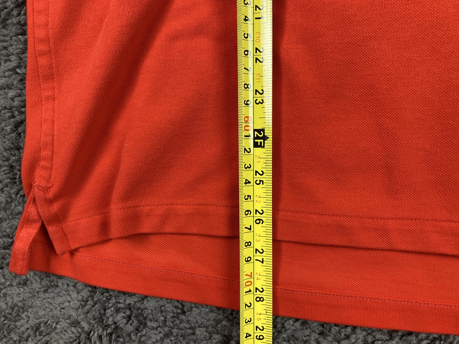 The Nike Polo Shirt Mens Orange Sport Oregon Dri-FIT Golf Size Large