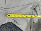 Bonobos Mens Stretch Washed Chino Shorts Khaki Tan Flat Front 7 Inseam Size 36