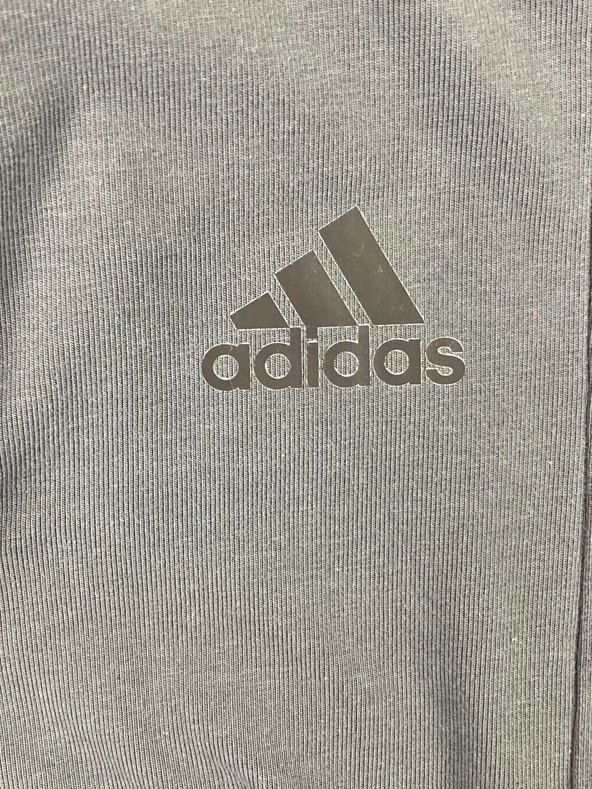 Adidas Women's Essentials 3-Stripe 7/8 Cotton Tights Gray High Rise Size M