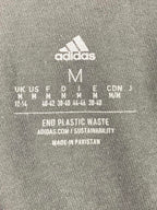 Adidas Women's Essentials 3-Stripe 7/8 Cotton Tights Gray High Rise Size M