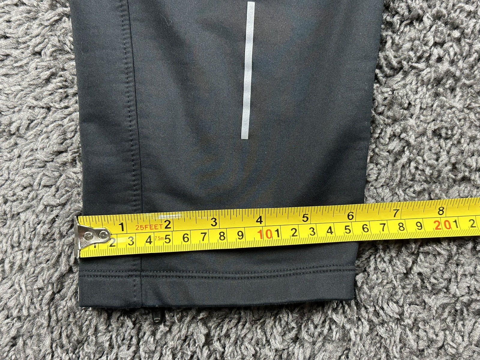 Nike Mens Therma Dri-Fit Fleece Running Pants Thermal Joggers Black Zip Cuffs XL