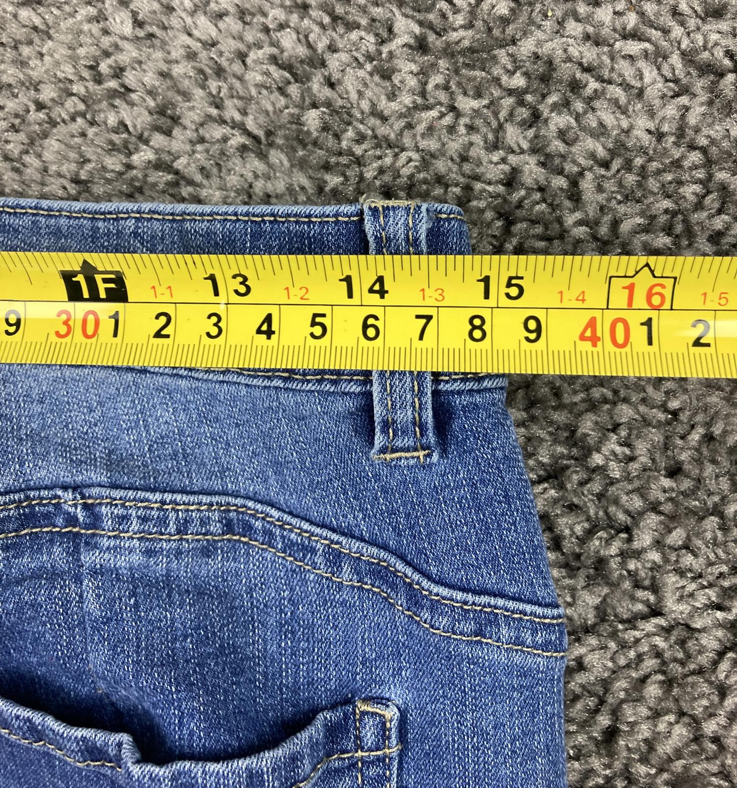 d.jeans Women’s Button Fly Skinny Jeans Size 10 Blue Stretch Denim