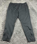 Nike Mens Therma Dri-Fit Fleece Running Pants Thermal Joggers Black Zip Cuffs XL