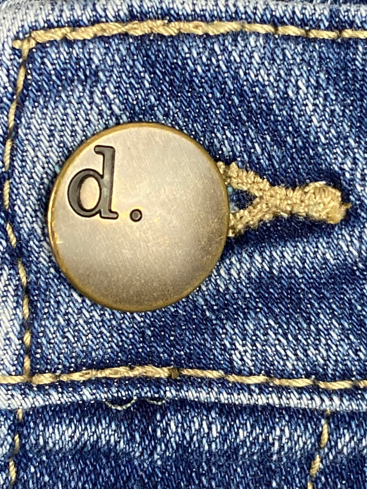 d.jeans Women’s Button Fly Skinny Jeans Size 10 Blue Stretch Denim
