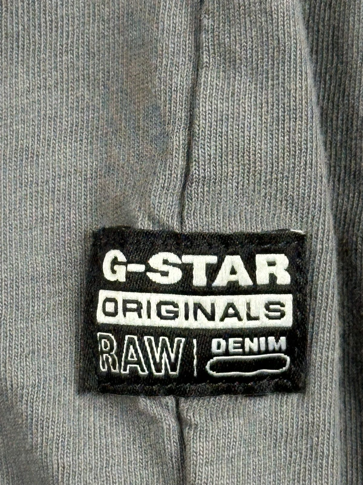 G-Star Raw T-Shirt Mens Gray Logo Graphic Short Sleeve Sustainable Cotton Sz L