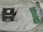 G-Star Raw T-Shirt Mens Gray Logo Graphic Short Sleeve Sustainable Cotton Sz L