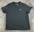 Nike Sportswear Club Mens T Shirt Black Embroidered Futura Logo Tee Sz 2XL