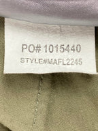 NYDJ Marilyn Straight Ankle Patchwork Chino Pants Womens Olive Khaki Raw Hem 8