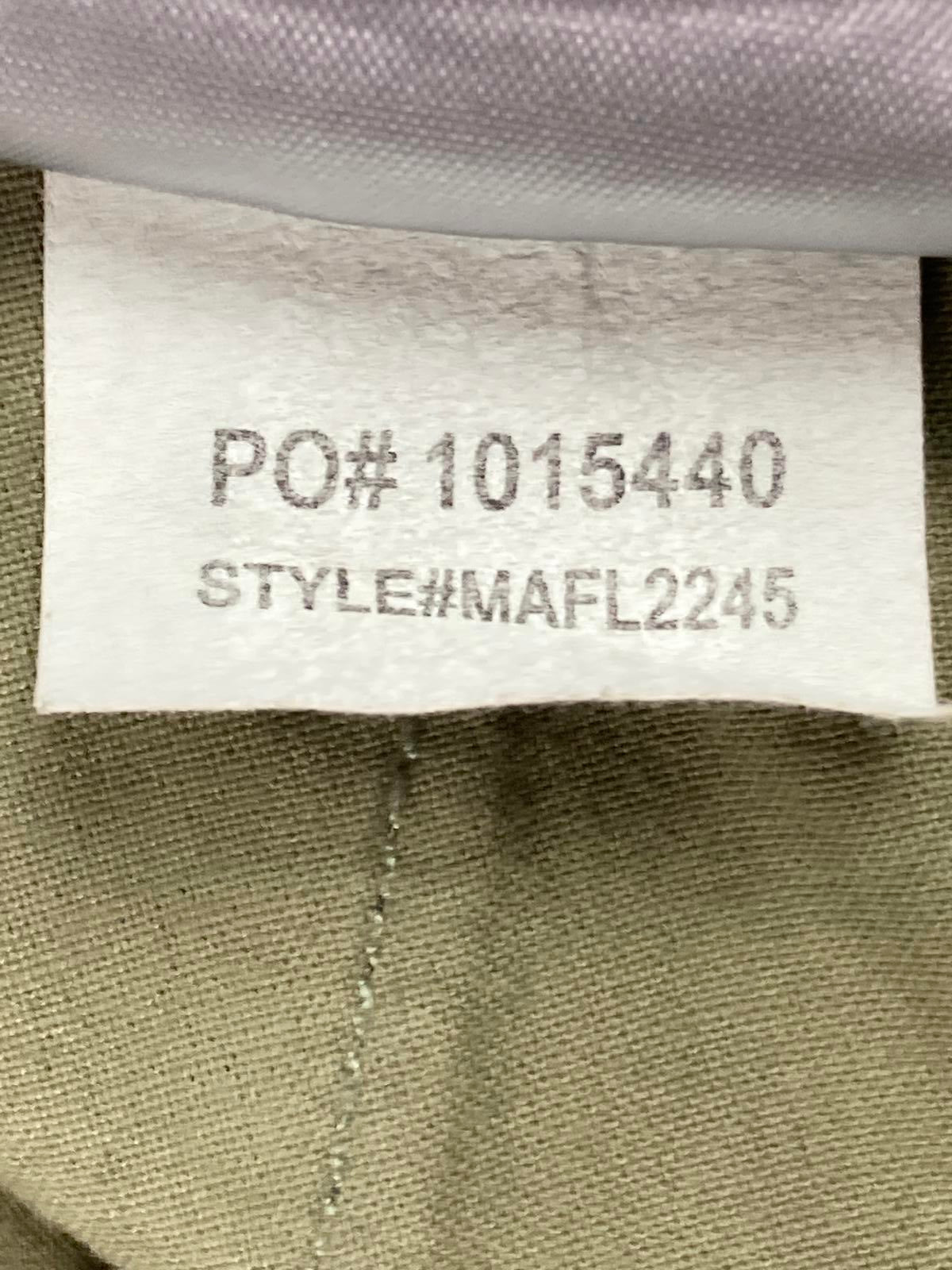 NYDJ Marilyn Straight Ankle Patchwork Chino Pants Womens Olive Khaki Raw Hem 8
