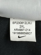 Nike Sportswear Club Mens T Shirt Black Embroidered Futura Logo Tee Sz 2XL