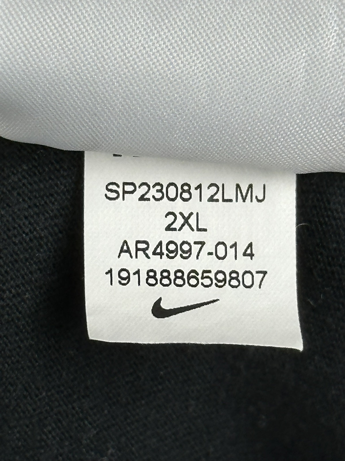 Nike Sportswear Club Mens T Shirt Black Embroidered Futura Logo Tee Sz 2XL