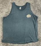 Hawaiian Woody Tank Top Mens Black Kona North Shore Fruit of the Loom Sz 3XL