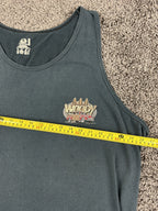 Hawaiian Woody Tank Top Mens Black Kona North Shore Fruit of the Loom Sz 3XL