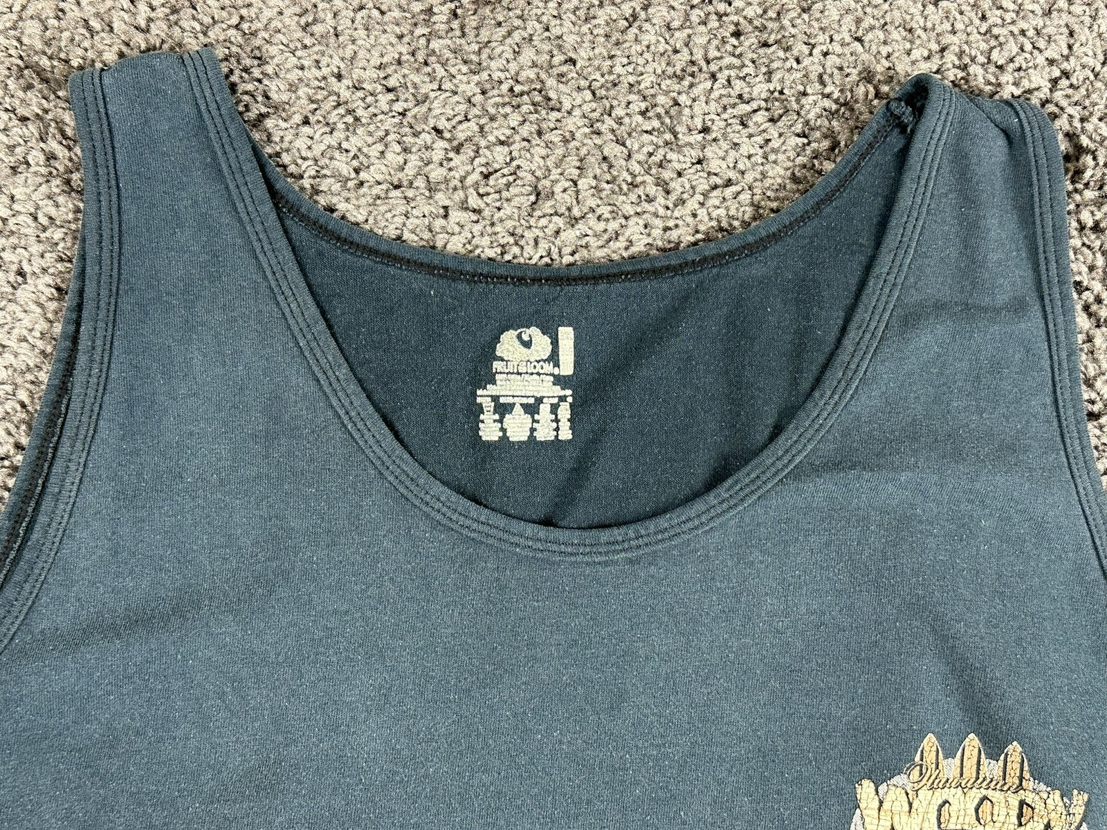 Hawaiian Woody Tank Top Mens Black Kona North Shore Fruit of the Loom Sz 3XL