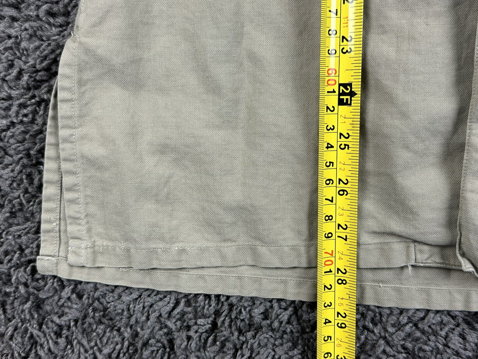 Vtg 1956 USAF Tan Tropical Shirt Mens Air Force Military Cotton Uniform 15.5 M
