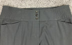 White House Black Market Women Black Dress Pants Size 6S flare leg