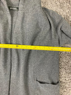 Grayson Hooded Cardigan Open Front Women’s M Gray