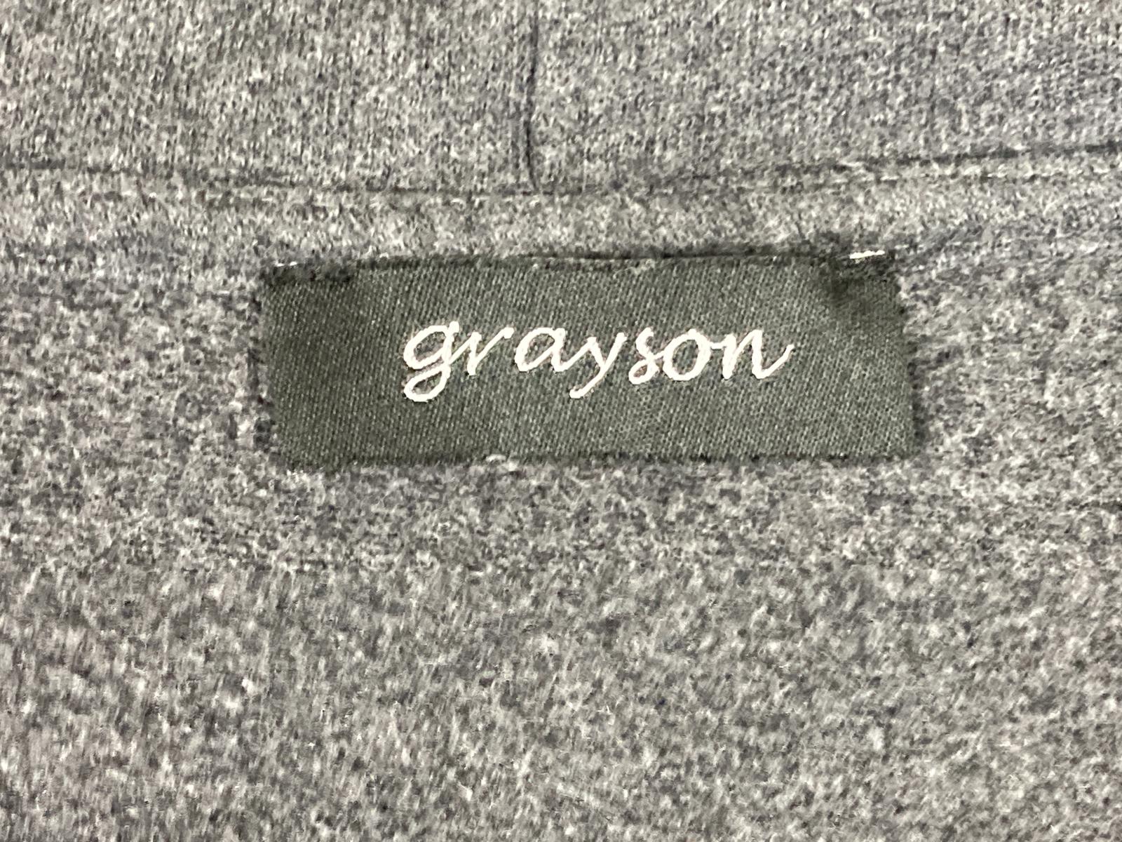 Grayson Hooded Cardigan Open Front Women’s M Gray
