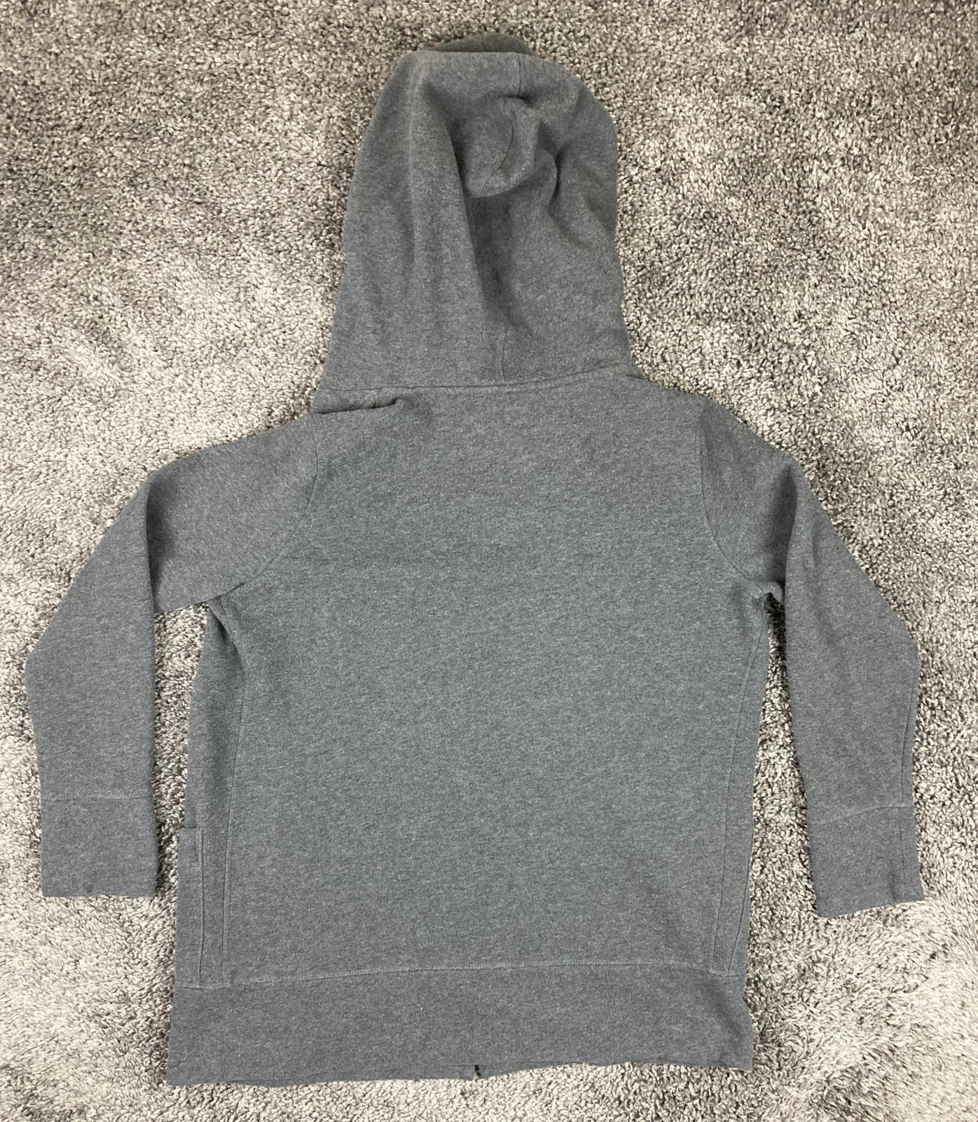 Grayson Hooded Cardigan Open Front Women’s M Gray